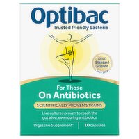 Optibac Probiotics For Those On Antibiotics 10 Capsules