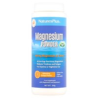 NaturesPlus Magnesium Powder Refreshing Orange Flavour 504g