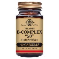 Solgar Vitamin B-Complex 50 Vegetable Capsules