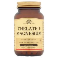 Solgar Chelated Magnesium 100 Tablets