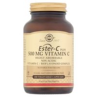Solgar Ester-C Plus 500mg Vitamin C 100 Vegetable Capsules