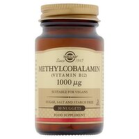 Solgar Methylcobalamin (Vitamin B12) 1000 µg 30 Nuggets