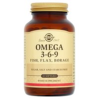 Solgar Omega 3-6-9 Fish, Flax, Borage 60 Softgels
