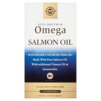 Solgar Full Spectrum Omega Salmon Oil 120 Softgels