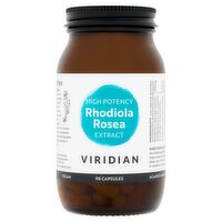 Viridian High Potency Rhodiola Rosea Extract 90 Capsules