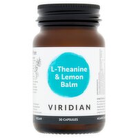 Viridian L-Theanine & Lemon Balm 30 Capsules