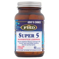 FMD Udo's Choice Super 5 Microbiotics Lozenges 60 Lozenges 89.4g