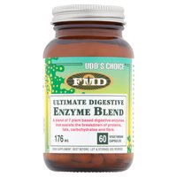 FMD Udo's Choice Ultimate Digestive Enzyme Blend 176mg 60 Vegetarian Capsules 10.6g