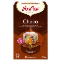 Yogi Tea Organic Choco, Ayurvedic blend eith Cocoa Shells, Liquorice & Cinnamon, 17 Teabags