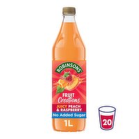 Robinsons Juicy Peach & Raspberry Fruit Creations 1L