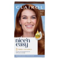 Clairol Nice'n Easy Permanent Hair Dye, 5WR Medium Warm Auburn