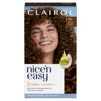Clairol Nice'n Easy Permanent Hair Dye, 5G Medium Golden Brown