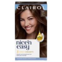 Clairol Nice'n Easy Permanent Hair Dye, 5A Medium Ash Brown