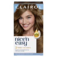 Clairol Nice'n Easy Permanent Hair Dye, 6G Light Golden Brown