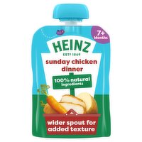 Heinz Sunday Chicken Dinner Baby Food Pouch 7+ Months 130g