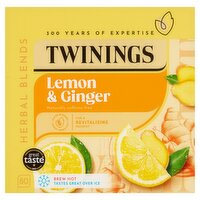 Twinings Lemon & Ginger 80 Tea Bags 120g