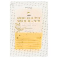 Dunnes Stores Tangy Double Gloucester with Onion & Chive 180g