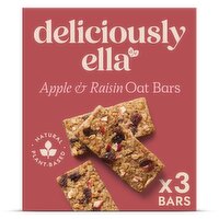 Deliciously Ella Apple & Raisin Oat Bars 3 x 50g