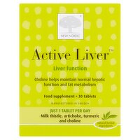 New Nordic Active Liver 30 Tablets 43.2g