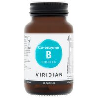 Viridian Co-enzyme B Complex 30 Capsules