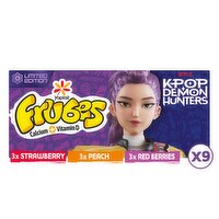 Frubes Kids Strawberry, Red Berry & Peach Yoghurt Tubes 9 x 37g