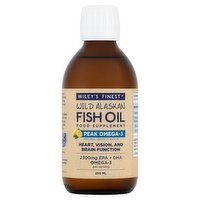 Wiley's Finest Wild Alaskan Fish Oil 250ml