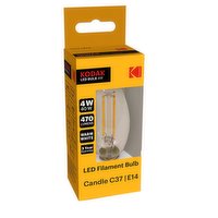 Kodak LED Filament Candle 4W 40WS ES