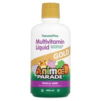 NaturesPlus Multivitamin Liquid Food Supplement with Vitamins D3 and K2 900ml