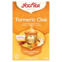 Yogi Tea Organic Turmeric Chai Teabags 17 x 2.0g (34.0g)