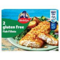 Birds Eye 2 Breaded Gluten Free Fish Fillets 250g