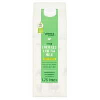 Dunnes Stores Irish Enriched Low Fat Milk 1.75 Litres