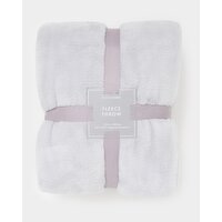 Fleece Throw Silver 