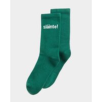 Women's Irish Slogan Long Tube Socks Green 4-8