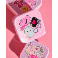 Minecraft Snack Box - Set Of 3 Pink 