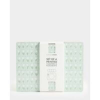 Placemat And Coaster Set - Pack Of 4 Sage