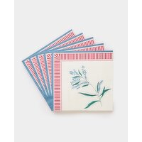 Carolyn Donnelly Eclectic Paper Napkins - Pack Of 20 Red