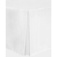Non Iron Percale Valance 180 Thread Count White Double