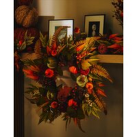 Pumpkin Wreath Multi 