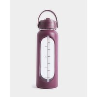 Silicone Glass Bottle - 800ml Berry