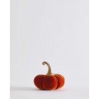 Mini Velvet Pumpkin Orange 