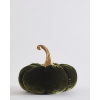 Medium Velvet Pumpkin Dark-Green