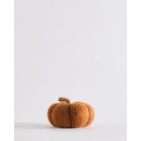 Felt Mini Pumpkin Orange 