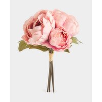 Faux Peony Bunch Pink
