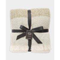 Waffle Two Tone Throw Green