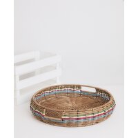 Carolyn Donnelly Eclectic Round Tray Multi
