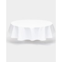 Luxury Tablecloth White L