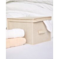 Rectangular Storage Box With Lid Natural 