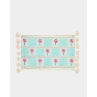 Carolyn Donnelly Eclectic Floral Bath Mat Light-Green