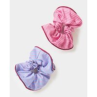 Stripe Scrunchies - Pack Of 2 Multi