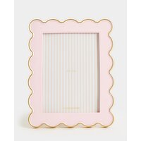 Scallop Frame Pink 5in X 7in